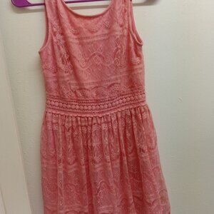 Pink mini dress size small